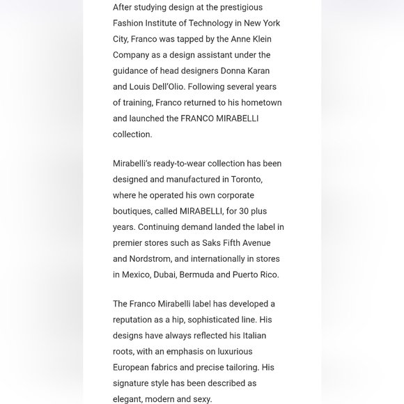 FRANCO MIRABELLI Black Pinstripe Lightweight Wool Blazer. Size 4 - Picture 13 of 13